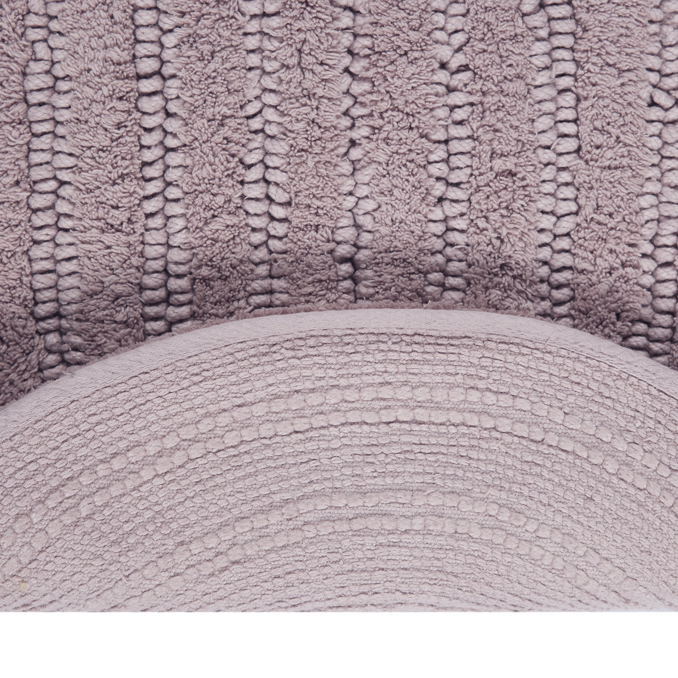 Beautiful Oval Cotton Bath Rug by Drew Barrymore, Rose Pink, 20" x 34"