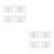 thumbnail image 2 of Eigraketly Bolsa de soporte para cubierta facial, caja de almacenamiento para máscara facial, joyería, anillos, pendientes, cubiertas faciales, blanco 4 piezas 2piezas, 2 of 6