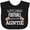 AB-Black, variant on Inktastic Watching Football with My Auntie Boys or Girls Baby Bib