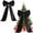 Z - Black, variant on 6ft Extra Large Christmas Front Door Bow Decorations,20 x 71 Inch Giant Velvet Christmas Tree Topper Bow with Long Streamers Wreath Wall Decor for Home Xmas Room Holiday Porch(Pink)