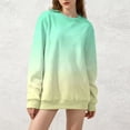 thumbnail image 3 of MVRLSH Essentials Hoodies for Women Christmas Graphic Crewneck Oversized Long Sleeve Autumn Winter Pullover Spring Fall Layering Daily Outfit Match Sweatshirt Yellow - XXXL, 3 of 7
