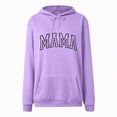 thumbnail image 4 of Godom Womens Oversized Letter Print Hoodies Graphic Fleece Sweatshirts Long Sleeve Pullover with Pocket 2025, 4 of 4