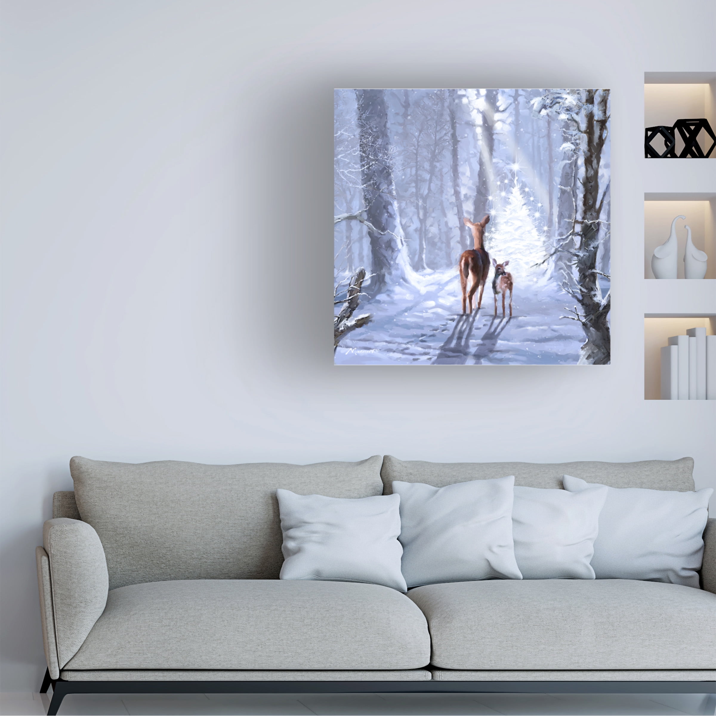 Trademark Fine Art The Macneil Studio Christmas Magic Canvas Wall Art - 18x18