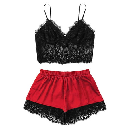 

Shapewear for Women Tummy Control Maternity Bra Womens Sexy Large Size Sling Sleepwear Lingerie Lace Nightwear Underwear Set Backless Strapless Bra Tummy Control Underwear for Women Red S