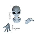 thumbnail image 3 of Alien Wall Decor Set Three Piece Hanging Decoration for Home Office Classroom Party Events Indoor Outdoor Display, 3 of 6