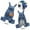 bule, variant on Tuobarr Dog Costume, Pet Clothes, Pet Denim Jumpsuit Dog Jeans, Pet Puppy Sling Comfortable Blue Pants Clothing for Medium Small Dogs Cats bule