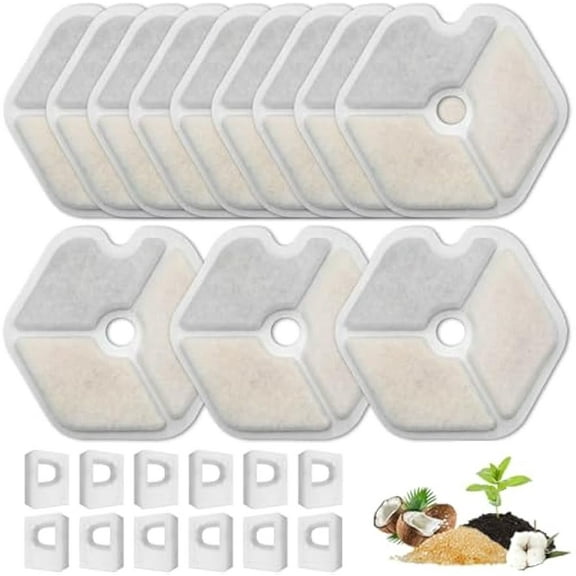 12 Pack - Filter Replacement for Delonghi Water Filter 7313285779, Fits Delonghi Espresso Machines BCO320, BCO430, DC514T & More - Activated Charcoal Coffee Filter | Coffee Maker filter Pods