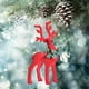 thumbnail image 5 of Christmas Flocking Wreath Cute Scene Solar Decorative Pendant, 5 of 6