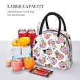 thumbnail image 5 of Rocae French Bulldog Duck for Leakproof Lunch Box for Adults, Wide Opening Lunch Tote Bag, Reusable Lunch Cooler Bag, 5 of 6