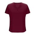 thumbnail image 3 of Aofany Scrubs Sets for Women Medical Uniform Comfy Short Sleeve Tops and Pants with Pockets Two-Pieces Scrubs Sets, 3 of 7