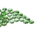 thumbnail image 1 of Perlas de vidrio, 36 piezas de gema de vidrio plano transparente verde 0.44lbs canicas y guijarros para rellenos de jarrones manualidades DIY, 1 of 6