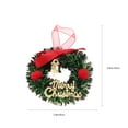 thumbnail image 7 of 10pcs Mini Christmas Wreaths for Tree Hanging Ornament Decor, 7 of 7