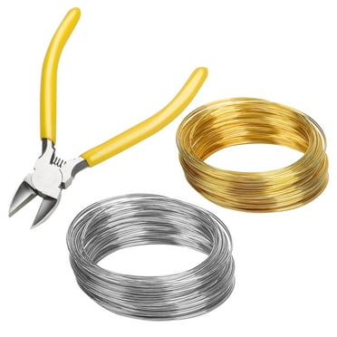 EEEkit 200 Loops Jewelry Beading Wires with Cutting Plier for Bracelet Necklace Craft Jewelry Making