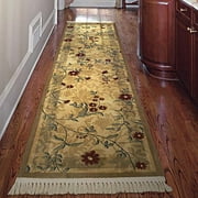 Viscose Lattice Floral Runner