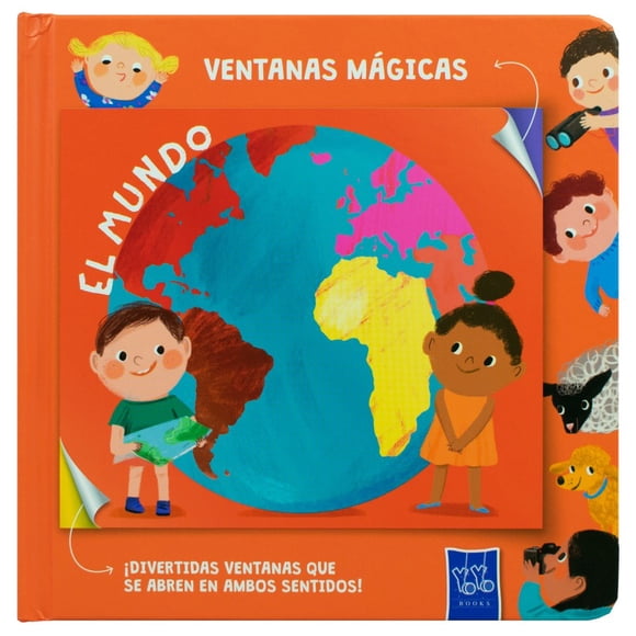 Libro infantil con ventanas: Ventanas mágicas: El mundo