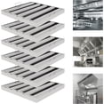 thumbnail image 3 of 430 Stainless Steel Hood Filters 20W x 20H Inch, 4 Grooves  Hood Filters, Range Hood Filter for Grease Rated  Kitchen Exhaust Hoods, Pack of 6, 3 of 18
