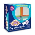 thumbnail image 2 of Mind Sparks Dry Erase Blocks, Assorted Colors, 3" x 3", 4 Blocks Per Set, 2 Sets, 2 of 3