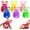 6PCS, variant on Colorful Can Tab Opener and Leak Proof Drink Cover Reusable One Hand for Soda Beer Cans Party Bbq Camping