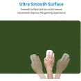 thumbnail image 4 of Olive Green Mouse Pad Extended Large Gaming Mousepad XL Big Long Oversized Desk Mat Stitched Edges 31.5 X 11.8 Inch for Home Office, 4 of 6