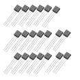thumbnail image 1 of Unique Bargains 20 Pcs Transistors en Plastique Encapsulant la Puissance 5V 100mA 625mW, 1 of 3