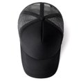 thumbnail image 4 of Mesh Cap - Black Trucker Hat with Net, One Size, 4 of 4