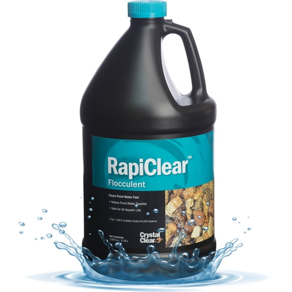 Winston Crystal Clear CC063-1G 1 Gallon Rapiclear Pond Flocculent