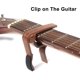 thumbnail image 2 of (85*78*12 mm) Capo 2 Pack Capo de aleación de aluminio de cambio rápido con una mano para ukelele, guitarra eléctrica, acústica, bajo y más, 2 of 5