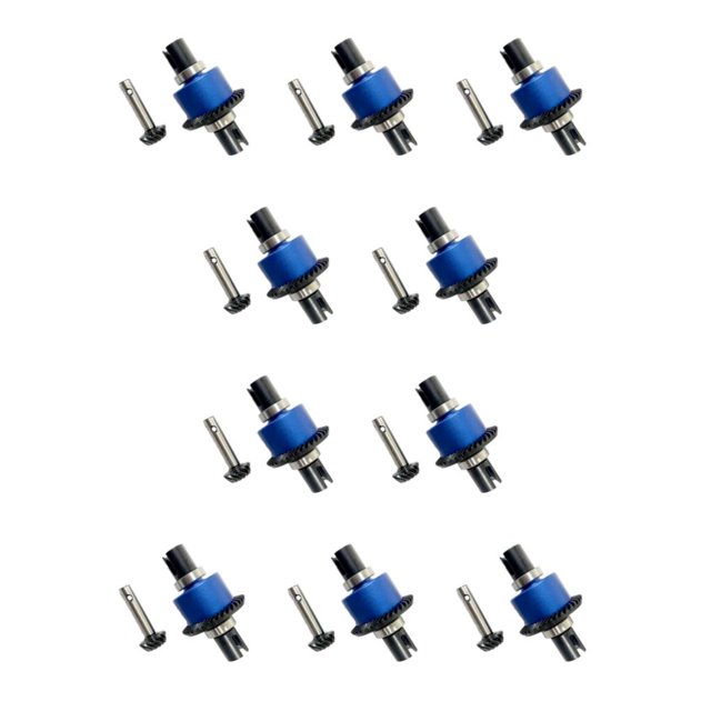 Vogacara 2 juegos de bloqueo diferencial para 1/10 LOSI Baja Rey 4WD bloqueo diferencial de aleación de aluminio para 1/10 LOSI azul azul 10Conjunto