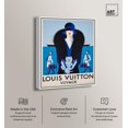 thumbnail image 2 of Voyage of Luxury Canvas Print Retro Fashion Decor by Art Remedy, White Frame, 24 x 30, 2 of 6