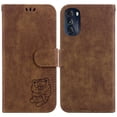 thumbnail image 2 of Compatible with Motorola Moto G 5G 2022 Embossed Cute Tiger Flip Folio Wallet Case Card Pocket Holder Cover, 2 of 5