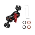 thumbnail image 1 of Graflsoa 360° Rotatable Dual Ball Head Magic Arm with 1/4 Inch Screws, Durable Aluminum Alloy, Foldable & Portable Camera Mount, Black/White Options, 1 of 6
