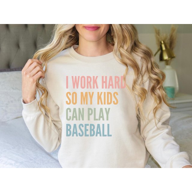 Baseball Mom , Mama Team Sweater, Game Day Crewneck, Birthday Sweatshirt All Size S-3Xl
