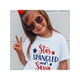 thumbnail image 1 of Star Spangled Sassy Shirt Sassy Shirt Independence Gift print 100% cotton Boy T-shirt, 1 of 6