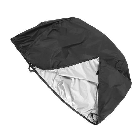 ETHZZLE Water Table Cover Black 210D Oxford Outdoor Protection from Elements with Snap Drawstrings
