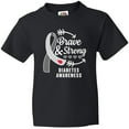 thumbnail image 3 of Inktastic Diabetes Awareness Brave and Strong Youth T-Shirt, 3 of 5