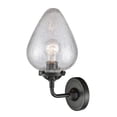 thumbnail image 4 of Innovations Lighting 284-1W Geneseo Geneseo 1 Light 12" Tall Bathroom Sconce - Black, 4 of 5