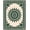 Green, Pattern 2, variant on ODIKA 5x7 Machine Washable Non-Slip Area Rug, Medallion Burst Entryway with Radiating Sunburst Motifs High Traffic Rug, Green, 592905