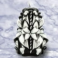 thumbnail image 2 of Handmade Carved Candle - Surprise Gift For Her - Decor Birthday Halloween Thanksgiving Christmas - Spiritual Living Room Home Decor Candles - Unique Engagement Wedding Idea - Black White, 2 of 8