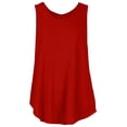 thumbnail image 6 of WULMLEO Plus Size Tank Tops for Women Summer Sleeveless Scoop Neck T-Shirts Tops Casual Tees Tunics Shirts Red 2XL, 6 of 7