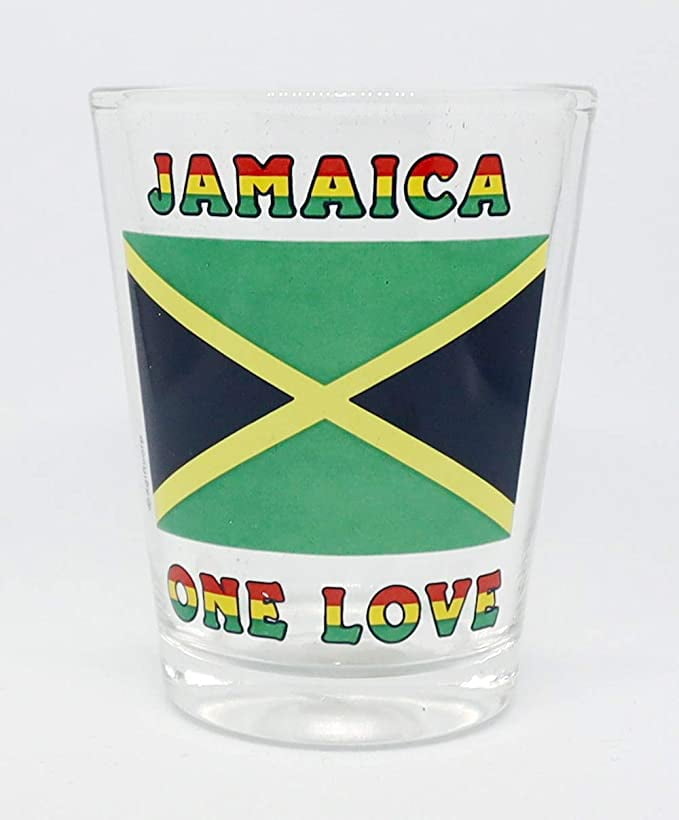 Jamaica Flag Shot Glass