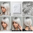 thumbnail image 5 of Gnmfd Clip‑in Seamless Bangs with Sideburns, Hand‑Woven Synthetic Hairpiece, Long Airy Fringe, 1 Pack, 5 of 6