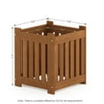 thumbnail image 5 of Furinno Tioman Hardwood Outdoor Lifestyle Flowerbox, 5 of 6