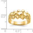 thumbnail image 2 of 14k Yellow Gold Nugget Ring, 2 of 9