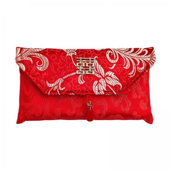Sobre rojo,Sobres rojos para bodas chinas 2024 Regalos de dragón,Bolsillos para dinero de la Sobre para dinero de la Hongbao,Bolsa de regalo con sobres rojos de regalo del