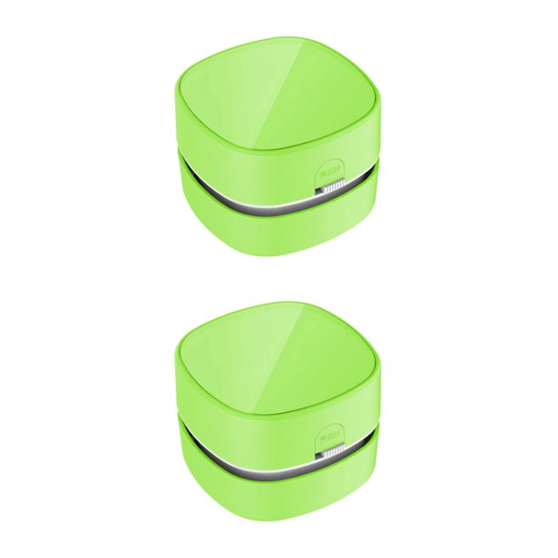 Methold Aspirador de escritorio portátil giratorio para limpieza de superficies múltiples aspirador USB verde verde 2Conjunto