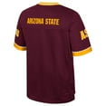 thumbnail image 3 of Men's Colosseum  Maroon Arizona State Sun Devils Nothing But The Hits Football Jersey, 3 of 3