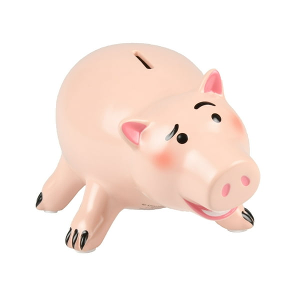 Disney Ceramic Asymmetrical Modern Pig Piggy Banks & Money Jar, Pink
