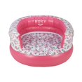thumbnail image 1 of Silla Flotante Inflable para Piscina ROXY Blanca con Motivo Floral y Respaldo, 1 of 5
