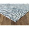 thumbnail image 5 of Abani Vista Abstract Blue and Off White Indoor Rug 6' x 9' 6' x 9', 5 of 5