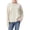 Beige #005, variant on Long Sleeve Pullover Tops for Women, Trendy Going Out Sweater Top Casual Crew Neck Loose Fit Fall Winter Top L